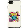 Funny Nineties 90s Costume Party Back to Custodia per iPhone SE (2020) / 7/8 Cube per pattini a rotelle Boombox, stile retrò, stile vintage, anni '90