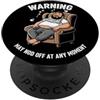 Funny Fathers Day Designs Divertente pigro sonno scherzo uomini papà padre zio zob PopSockets PopGrip Adesivo