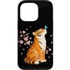 Sakura Cherry Blossom Japan Culture Art Custodia per iPhone 13 Pro Tigre giapponese Cherry Blossom Branch Sakura Rosa Anime Giappone