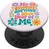 Funny Teacher Appreciation End Day Of Sc Il mio studente è sopravvissuto a tutto lanno di me lultimo giorno insegnante di PopSockets PopGrip Adesivo