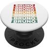 Amo Bruno T-shirt Nome Amico Nome Cuore Maglietta I Love Bruno Nome Amico I Love Bruno Cuore PopSockets PopGrip Adesivo