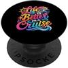 Cruise Life Graphics Happy Cruise Ship Ocean Voyage Travel Design PopSockets PopGrip Adesivo