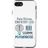 School Psychologist Mental Health Custodia per iPhone SE (2020) / 7/8 Data-Driven Empathy-Led School Psychologist Brain Graphic
