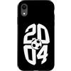 COOL SOCCER DESIGNS AND OUTFITS Custodia per iPhone XR 22 ANNI CALCIATORE 2004 CALCIO 22° COMPLEANNO