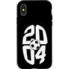 COOL SOCCER DESIGNS AND OUTFITS Custodia per iPhone X/XS 22 ANNI CALCIATORE 2004 CALCIO 22° COMPLEANNO