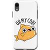 Punny Bone Custodia per iPhone XR Oh My Cod Divertente Pesce Pun