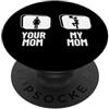 Cheer Captain And Cheerleader Gifts For Cheerleader Tua Mamma Mia Mamma Figlio Figlia Divertente Cheerleading PopSockets PopGrip Adesivo