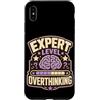 Jimbeels Custodia per iPhone XS Max Expert Level Overthinking Umorismo agenda