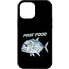 Giant Trevally GT Fishermen Humor Custodia per iPhone 12 Pro Max Fast Food Giant Trevally GT Fisherman divertente gioco di parole di pesca