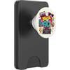 Funny Nineties 90s Costume Party Back to Back to 90s Nostalgia Roller Skate Boombox Cassette anni Novanta PopSockets PopWallet per MagSafe