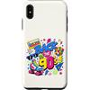 Funny Nineties 90s Costume Party Back to Custodia per iPhone XS Max Cube per pattini a rotelle Boombox, stile retrò, stile vintage, anni '90