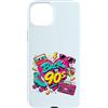 Funny Nineties 90s Costume Party Back to Custodia per iPhone 15 Plus Retro Back to 90s Nostalgia Roller Skate Boombox Occhiali da sole