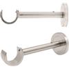 A Key Tech Staffa sottile nichel spazzolato - Set di 2