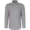 Seidensticker Camicia da Uomo in Flanella - Forma - Facile da Stirare - Colletto Kent - Maniche Lunghe - 100% Cotone, Blu, 43