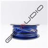 GS AUDIO Bobina 25mt - Cavo OFC 100% Rame 2x1,5mm² (ext 3x6,2mm Ø) Morbido | Guaina Bl...
