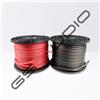 GS AUDIO Bobina 100 metri - CCA 1x10mm² (ext 8,8mm Ø) Morbido | Guaina Rossa/Nera