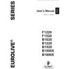 Behringer Eurolive Series F1220 F1520 B1020 B1220 B1520 B1500X B1800X In Inglese