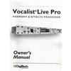 Digitech Vocalist Live Pro Manuale Di Istruzioni In Inglese