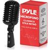 Microfono Dinamico Retro Classico, Microfono Cardioide Vintage Con Cavo XLR, Com
