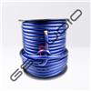 GS AUDIO Bobina 50mt - Cavo OFC 100% Rame 1x35mm² (ext 13mm Ø) Morbido | Guaina Blu