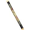 Rs1Bk Di M/L 80 Cm, 31.5 Pollici, in Bambù Rain Stick Nero