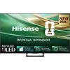 Hisense Smart TV 55" 4K Ultra HD ULED Vidaa Dolby Vision IQ Classe E Nero 55Q8S