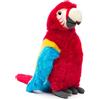 Uni-Toys - Pappagallo (rosso) - 28 cm (altezza) - Uccello di peluche - Peluche