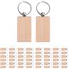 SODIAL 50 ID Chiave per Incisione Rettangolare nel Legno Bianco Poss5473