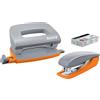 Urban Chic, Set Mini Cucitrice E Mini Perforatore, Capacità 10 Fogli, Grigio