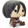 Plastoy 80075 - Attacco dei Giganti - Mini Salvadanaio Chibi Mikasa