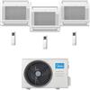 Midea Climatizzatore Condizionatore Midea Console Pavimento Trial 9000 + 9000 + 9000 BTU con U.E. M3OG-21HFN8-Q INVERTER Classe A++/A+ R32