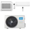 Midea Climatizzatore Condizionatore Midea Console Pavimento + Split Evolution Wifi Dual 9000 + 12000 BTU con U.E. M2OE-18HFN8-Q INVERTER Classe A++/A+ R32