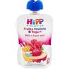HiPP Frutta Frullata e Yogurt Mela e Frutti Rossi per lo svezzamento 6m+, 90 g