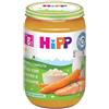 HiPP Pappa Completa Riso Con Carote e Salmone, 220g