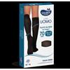Sauber calza uomo q-skin 70 den colore blu taglia g - SAUBER - 923787105