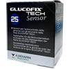 Strisce misurazione glicemia glucofix tech sensor 25 pezzi - - 938766793
