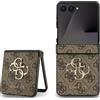 CG MOBILE Guess - Custodia con logo classico 4G, per Samsung Galaxy Z Flip7, colore: marrone