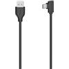 Hama Cavo USB-C, maschio USB-C - maschio USB-A, 90°, USB 2.0, 480 Mbit/s, 0,75 m