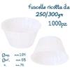 1000PZ RICOTTIERA FUSCELLE FUSCELLA FORMA CACIORICOTTA RICOTTA FORMAGGI GR250 FU