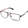 Superdry SDO 3040 006 | Occhiali da Vista Graduati | Prova Online | Metallo | Quadrati | Nero, Arancio | Adrialenti