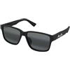 Maui Jim Kuniahi AF 688-02 | Occhiali da Sole Graduati o Non Graduati | Prova Online | Plastica | Quadrati | Nero | Adrialenti