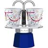 Bialetti Mini Express Kandisky, tazza + 2 bicchierini da liquore, caffettiera, in alluminio