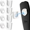 OEM Supporti magnetici da cintura per telecomandi e dispositivi elettronici, bianchi, confezione da 4