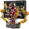 Sans marque Action Figure Iron Man MK6 LED Armatura Circolare Smontabile Tony Stark Sideshow