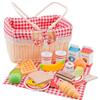 New Classic Toys Picnic Basket Set-27 Pieces, Multicolore, Cestino Picknic, 1059