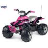 PEG PEREGO Corral T-Rex 12volt QUAD moto elettrica PINK IGOR0101 -nuovo-Italia