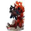 Figurina Naruto Itachi Uchiwa Con Basamento Decorativo In PVC 30 cm