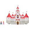 JAKKS Pacific Movie Deluxe Playset Castello Di Peach Con Personaggi 4 Cm. Dal N