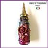 Amira di Transilvania decorazioni casa bambola castello vaso vintage da collezione torre rose giardino