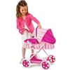 TrAdE Shop Traesio PASSEGGINO CARROZZINA BAMBOLE AMORE MIO COUNTRY CON CAPPOTTINA E COPERTINA